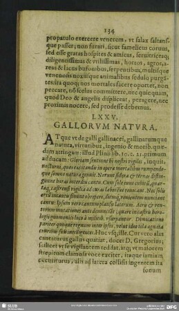 LXXV. Gallorum Natura