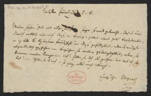 Brief an Johann Michael Puchberg : 1788