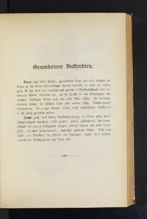 Grumkower Butterbirn.