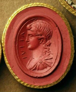 Brustbildnis einer Frau (Daktyliothek, Das Alterthum nach Lippert und Visconti)
