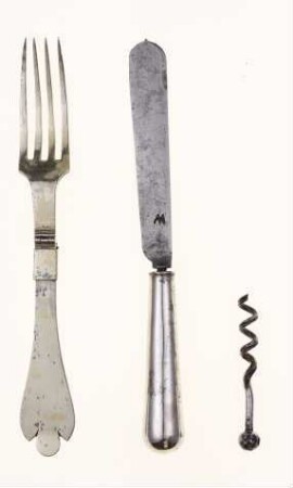Messer, Gabel und Löffel in Etui, 2006.M.515 a-f