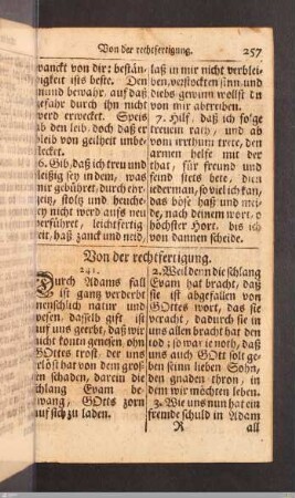 Von der rechtfertigung.