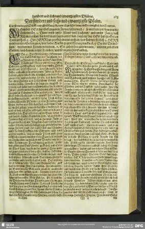 Auslegung des hundert und sechs und zwantzigsten Psalms