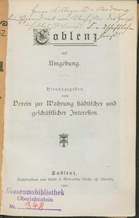 Coblenz und Umgebung