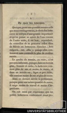 1. Du choix des betteraves