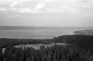 Andechs: Kloster, Fernblick von der Turmstube