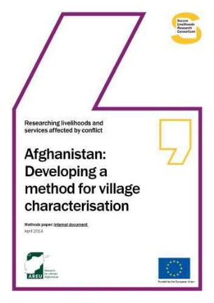 Afghanistan : developing a method for village characterisation