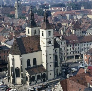 Regensburg. Evangelische Neupfarrkirche. Ansicht von Süden