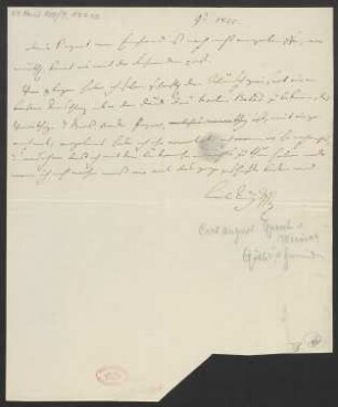 Brief an Friedrich Justin Bertuch : 11.1820