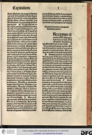 Sequitur secundum preceptum