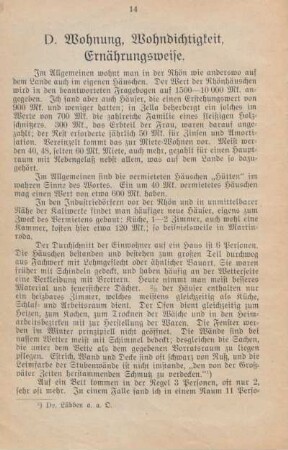 D. Wohnung, Wohndichtigkeit, Ernährungsweise