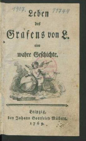 Leben des Grafens von L. : eine wahre Geschichte
