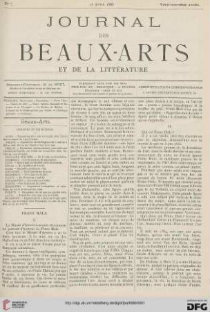 Nr. 7 (15 Avril 1886)