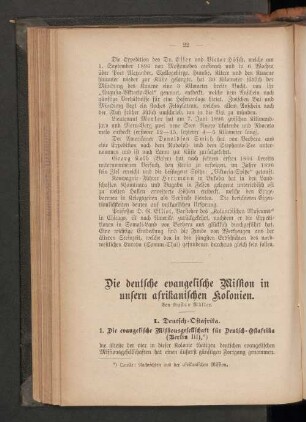 Die Deutsche Evangelische Mission in Unsern Afrikanischen Kolonien
