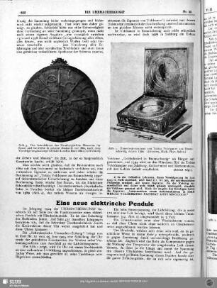 Eine neue elektrische Pendule
