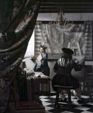 Der Maler in seinem Atelier