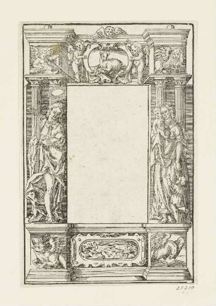 Biblische Darstellungen, Titelblatt aus: Ambrosius Lobwasser, "Biblia / Darinnen die Summarien aller Capittel der gantzen heiligen Schrifft", Leipzig 1584