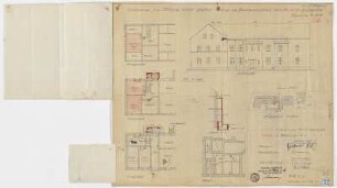 Teilung einer großen Wohnung im Hausgrundstück Ortsl.Nr.107B (m. Lageplan)