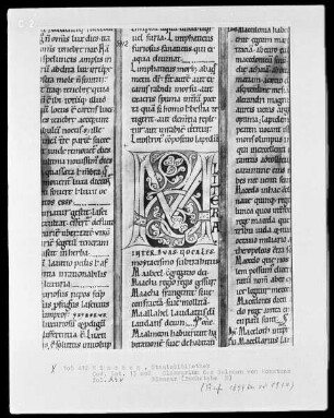 Glossar des Bischofs Salomon 3. von Konstanz — Initiale M, Folio 84 verso