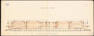Preußisches Parlament, Berlin Schinkelwettbewerb 1859: Querschnitt