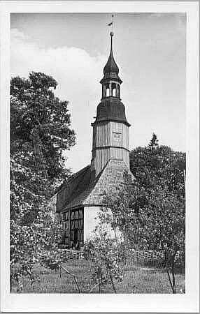 Niesky-Kosel. Pfarrkirche (1346, Erweiterung 1550). Ansicht von Nordwest