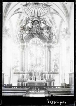 Pfarrkirche, Hochaltar