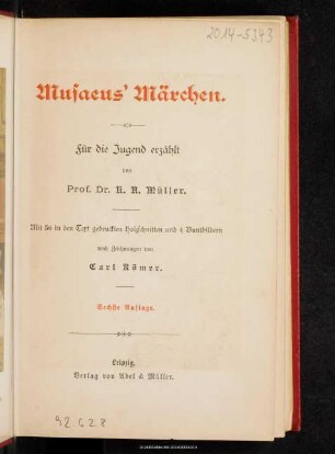 Musaeus' Märchen