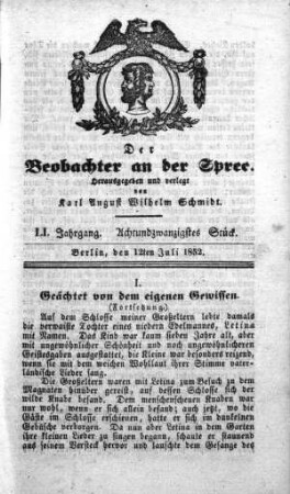 28. Stueck, 12. Juli 1852