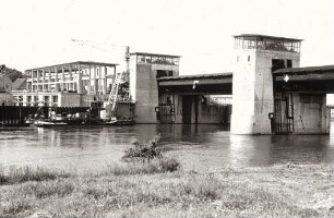 Baustelle Wehr Drakenburg/Weser