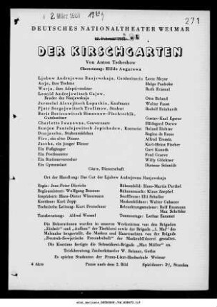 Der Kirschgarten