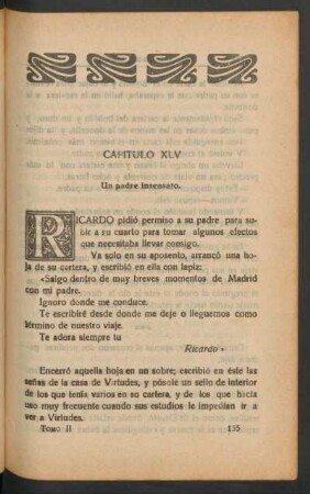 Capítulo XLV - Un padre insensato.