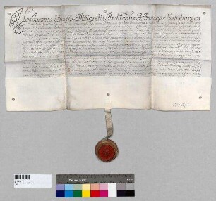 Erzbischof Johann Ernst von Salzburg überträgt dem neuen Propst von Baumburg Patritius [II.] Stettner das Archidiakonat Baumburg.; S: Erzbischof Johann Ernst von Salzburg