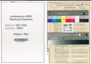 Entnazifizierung Max Wagner , geb. 17.01.1898 (Technischer Beamter)