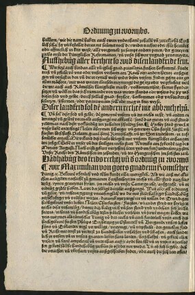 Handhabung des frids rechtz und der ordnung zu worms