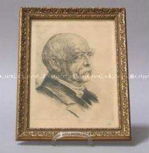 Porträt Otto von Bismarck, gerahmt