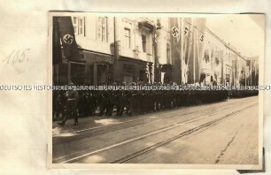 Parade der Wehrmacht in Lodz