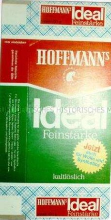 Packung für "Hoffmann's Ideal-Feinstärke"