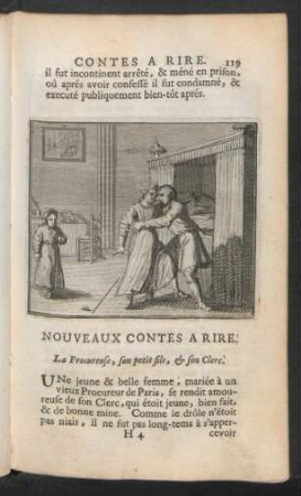 La Procureuse, son petit fils, & son Clerc