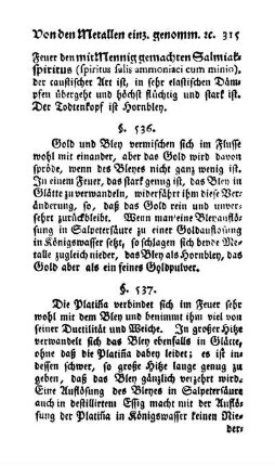 Bley mit Gold, Platiña, Quecksilber (§§. 536-538)