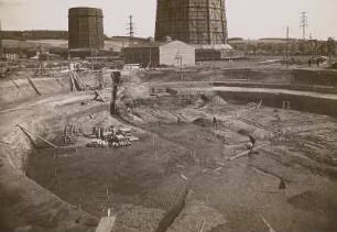 Kühlturm 5, Neubau - Ausschachtung