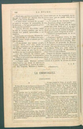 La embriaguez. (Conclusión).