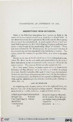 5.1886-90: Discoveries at Anthedon in 1889, [2]