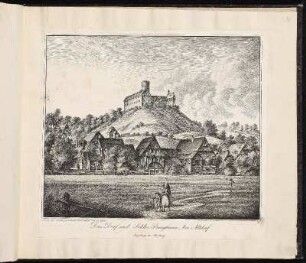 4. Das Dorf und Schlos Burgthann, bei Altdorf. - Burgthann; Burgruine Burgthann, Burgthann
