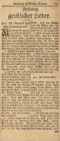 Anhang geistlicher Lieder
