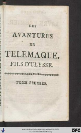 Tome Premier