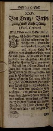 Von Creuz/ Verfolgung und Anfechtung.