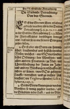 120-134, Die siebende Betrachtung