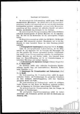 4. Petrographische Sammlungen