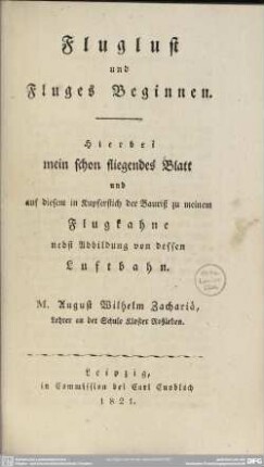 Fluglust und Fluges Beginnen