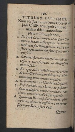 Titulus septimus.